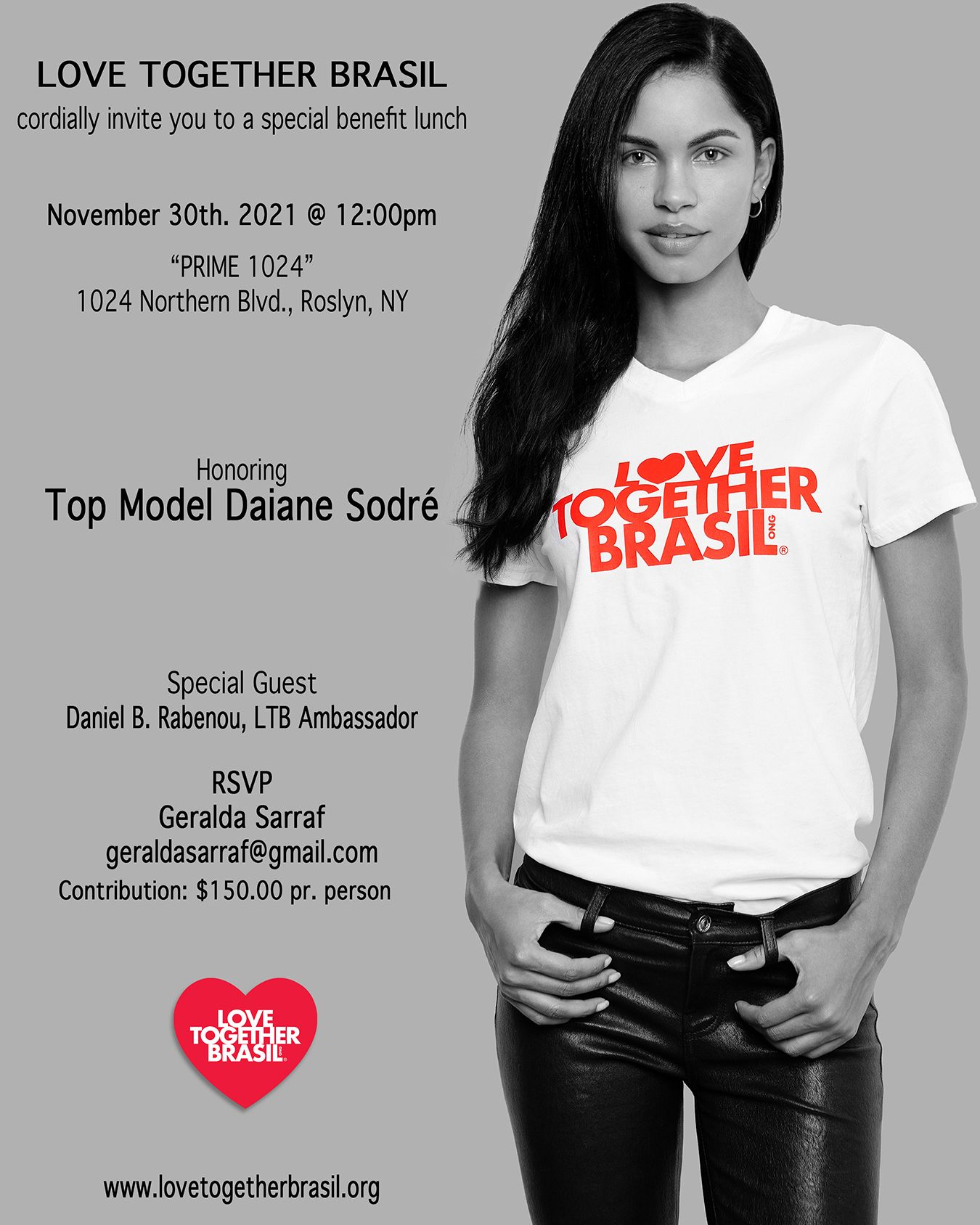 Special benefit lunch for Love Together Brasil