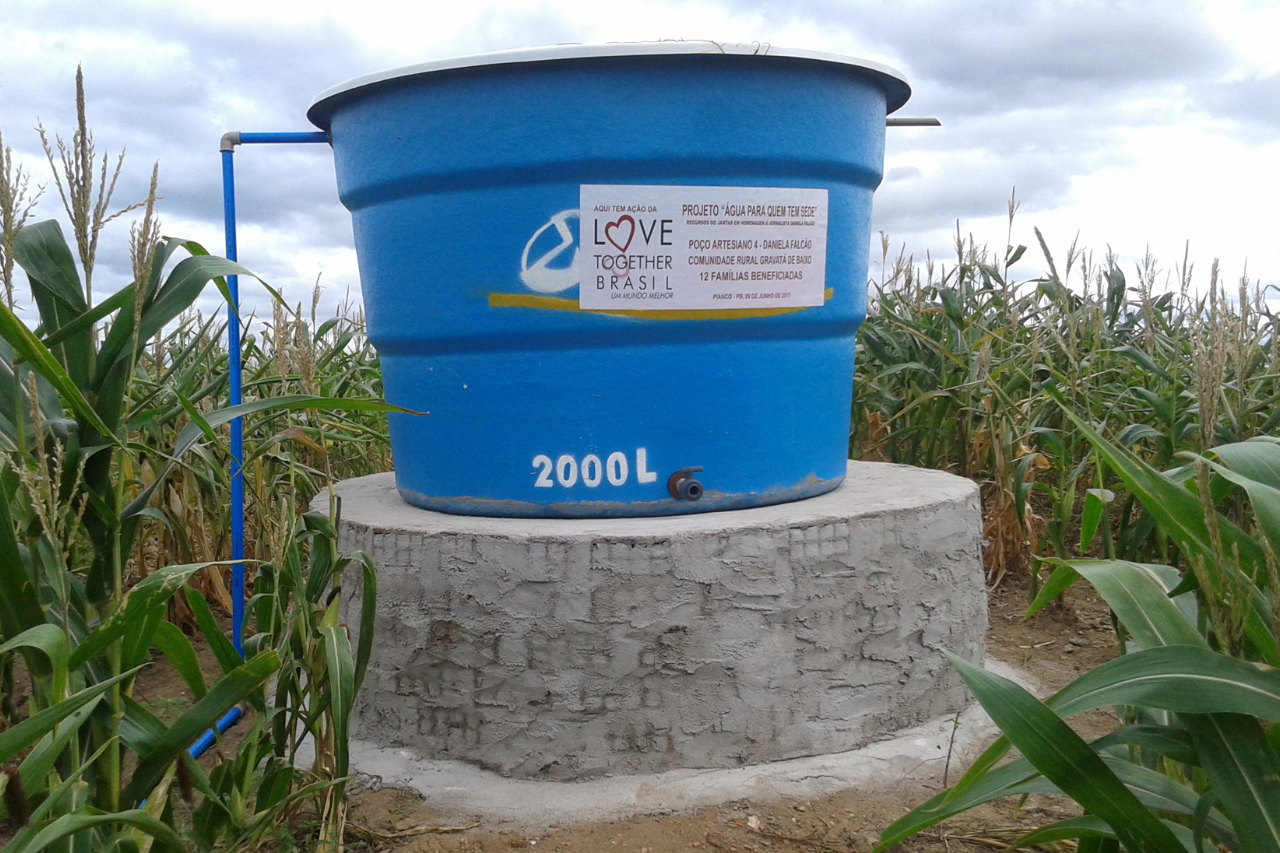 Daniela Falcão – ONG Love Together Brasil instala poço de água potável em Piancó-PB –  Poço 4